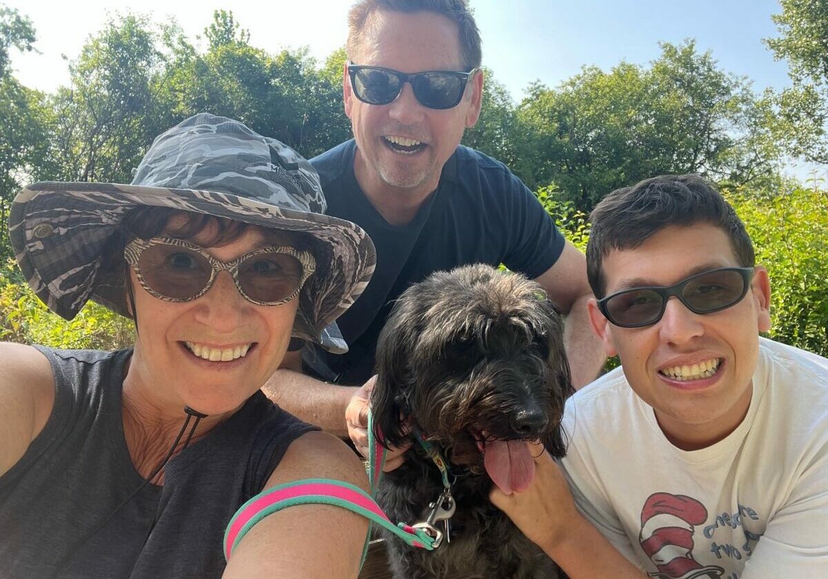 Selfie of Laurie, Rick, and Zach Williams