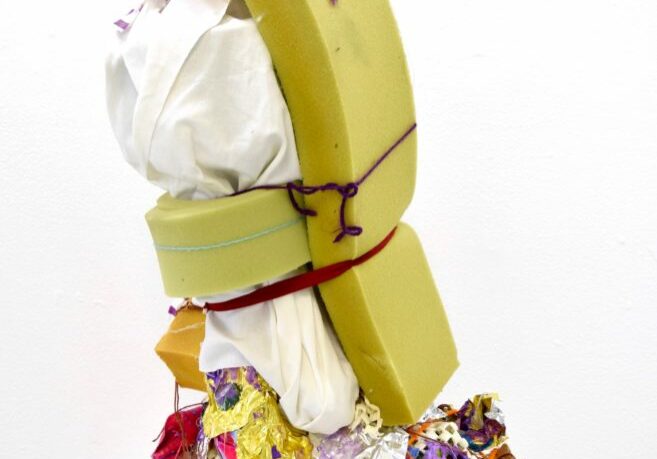 Hubert Posey_Untitled_2018_mixed media_approx. 11_w x 10_d x 32_h Hubert Posey_Untitled_2018_mixed media_approx. 11_w x 10_d x 32_h